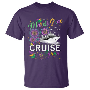 Mardi Gras T Shirt Cruise Squad Matching Group Family Vacation TS09 Purple Printyourwear