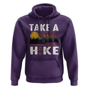 Hiking Lover Hoodie Take A Hike Outdoor Nature Camping TS09 Purple Printyourwear