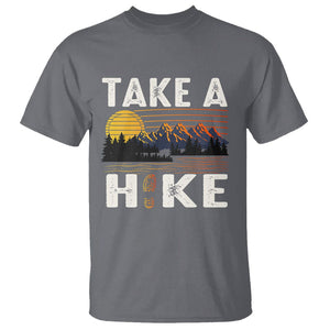 Hiking Lover T Shirt Take A Hike Outdoor Nature Camping TS09 Charcoal Printyourwear