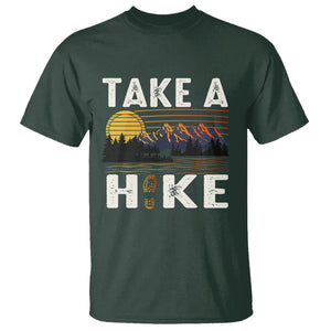 Hiking Lover T Shirt Take A Hike Outdoor Nature Camping TS09 Dark Forest Green Printyourwear