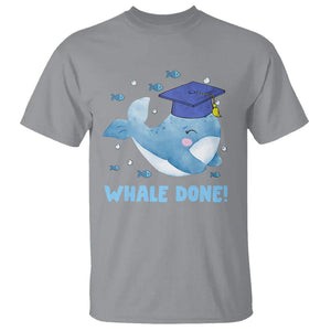 Graduation T Shirt Whale Done Congratulation Graduated Graduating TS09 Sport Gray Print Your Wear