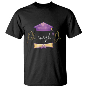 Phinished Ph.D Graduation T Shirt TS09 Black Print Your Wear