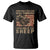 Lion Patriot T Shirt Your First Mistake Was Thinking I Was One Of The Sheep TS09 Black Print Your Wear