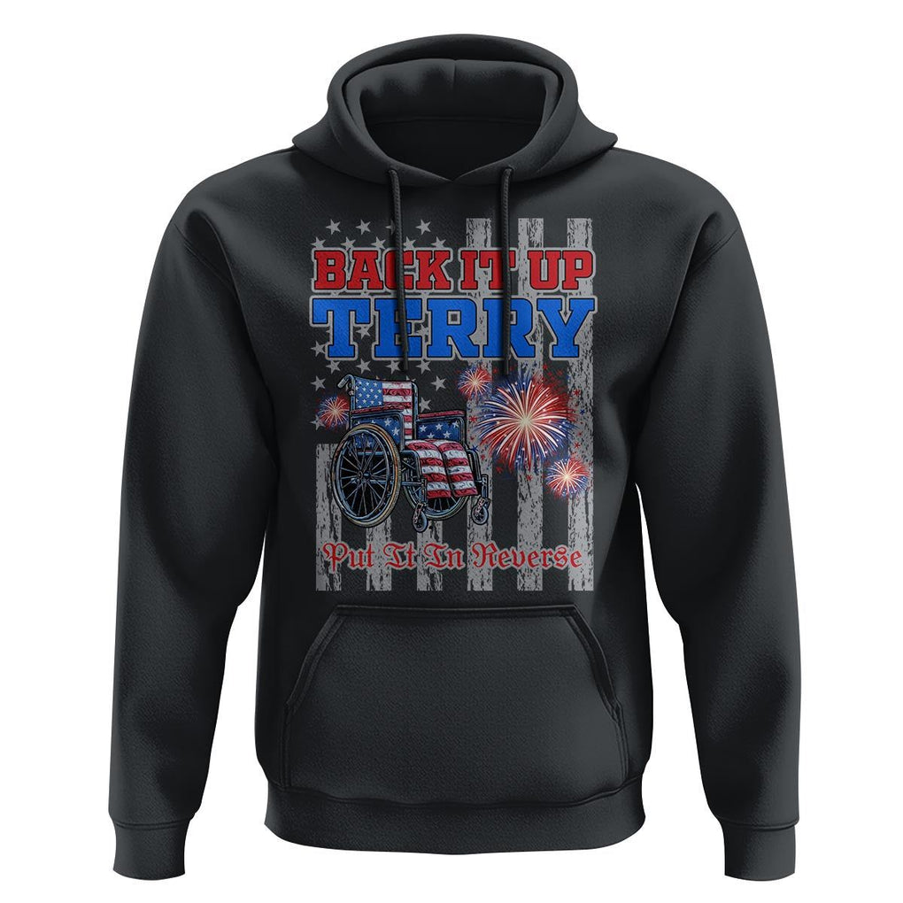 Funny 4th Of July Hoodie Back Up Terry Put It In Reverse TS09 Black Print Your Wear