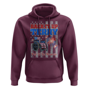 Funny 4th Of July Hoodie Back Up Terry Put It In Reverse TS09 Maroon Print Your Wear