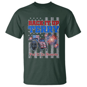 Funny 4th Of July T Shirt Back Up Terry Put It In Reverse TS09 Dark Forest Green Print Your Wear