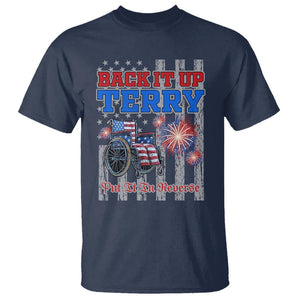 Funny 4th Of July T Shirt Back Up Terry Put It In Reverse TS09 Navy Print Your Wear