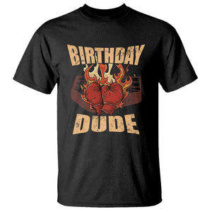 Birthday Dude Boxing Player T Shirt TS09 Black Print Your Wear