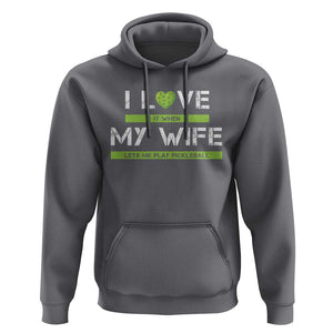 Funny I Love It When My Wife Lets Me PLay Pickleball Hoodie TS09 Charcoal Print Your Wear