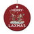 Xmas Lacrosse Christmas Ornament Merry LAXMAS Santa Reindeer Lacrosse Player TS09 Print Your Wear