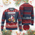 Funny Xmas Farmer Ugly Christmas Sweater Chickens For Everybody TS09 Burgundy Print Your Wear