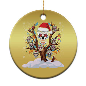 Mexico Xmas Christmas Ornament Sugar Skull On Tree Funny Xmas TS09 Print Your Wear