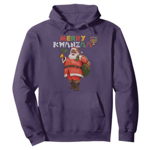 Christmas Hoodie Merry Kwanzaa African American Santa TS09 Purple Printyourwear