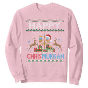 Happy Chrismukkah Funny Jewish Christmas Hanukkah Chanukah Sweatshirt TS09