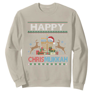 Happy Chrismukkah Funny Jewish Christmas Hanukkah Chanukah Sweatshirt TS09