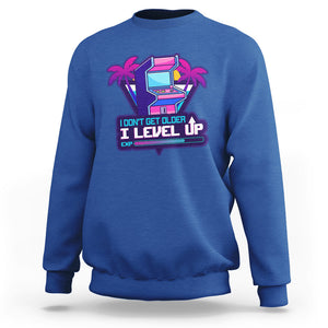 Gamer Birthday Sweatshirt I Don't Get Older I Level Up TS09 Royal Blue Printyourwear