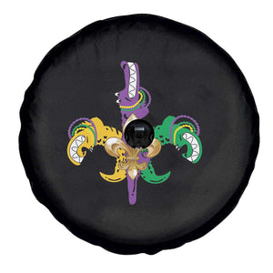 Mardi Gras Alligator Crocodiles Funny Fleur De Lis Spare Tire Cover TS09 Print Your Wear