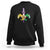 Mardi Gras Alligator Crocodiles Funny Fleur De Lis Sweatshirt TS09 Black Printyourwear