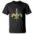 Mardi Gras Alligator Crocodiles Funny Fleur De Lis T Shirt TS09 Black Printyourwear