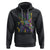 Mardi Gras Monster Truck Beads Flag Hoodie TS09 Black Printyourwear