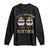 Mardi Gras Long Sleeve Shirt Show Me Your Kitties Cute Cat Masked Jester Hat Bead TS09 Black Print Your Wear