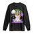 Mardi Gras Cute Unicorn Beads Rainbow Fleur De Lis Long Sleeve Shirt TS09 Black Print Your Wear