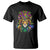 Mardi Gras T Shirt Pride Lion With Jester Hat Fat Tuesday Festival TS09 Black Printyourwear