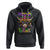 Mardi Gras Hoodie Moo-di Bead Heifer Cow Fat Tuesday Festival TS09 Black Printyourwear