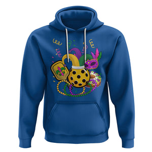 Mardi Gras Pickleball Jester Hat Beads Hoodie TS09 Royal Blue Printyourwear