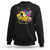 Mardi Gras Pickleball Jester Hat Beads Sweatshirt TS09 Black Printyourwear