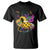 Mardi Gras Pickleball Jester Hat Beads T Shirt TS09 Black Printyourwear