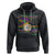 Mardi Gras Baseball Jester Hat Beads Flag Hoodie TS09 Black Printyourwear