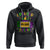 Mardi Gras Gamer Hoodie I Paused My Game To Be Here TS09 Black Printyourwear