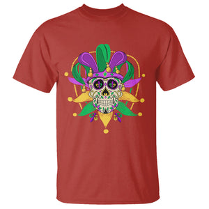 Mardi Gras Funny Sugar Skull Fat Tuesday New Orleans T Shirt TS09 Red Printyourwear