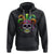 Mardi Gras Beads Sugar Skull Fat Tuesday New Orleans Hoodie TS09 Black Printyourwear