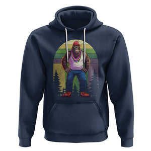 Mardi Gras Bigfoot Sasquatch Funny Fat Tuesday Parade Hoodie TS09 Navy Printyourwear