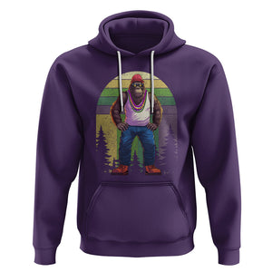 Mardi Gras Bigfoot Sasquatch Funny Fat Tuesday Parade Hoodie TS09 Purple Printyourwear