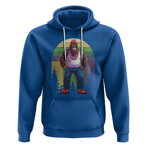 Mardi Gras Bigfoot Sasquatch Funny Fat Tuesday Parade Hoodie TS09 Royal Blue Printyourwear