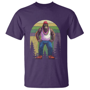 Mardi Gras Bigfoot Sasquatch Funny Fat Tuesday Parade T Shirt TS09 Purple Printyourwear