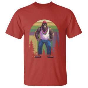 Mardi Gras Bigfoot Sasquatch Funny Fat Tuesday Parade T Shirt TS09 Red Printyourwear