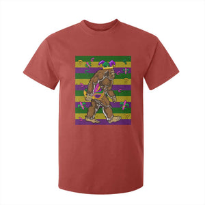 Mardi Gras Bigfoot Sasquatch Funny Fat Tuesday Parade T Shirt For Kid TS09 Red Print Your Wear