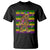 Mardi Gras Bigfoot Sasquatch Funny Fat Tuesday Parade T Shirt TS09 Black Printyourwear