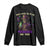 Mardi Gras Long Sleeve Shirt Don't Make Me Go All Voodoo On You Skeleton Witch Doctor TS09 Black Print Your Wear