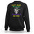 Mardi Gras Sweatshirt Don't Make Me Go All Voodoo On You Skull TS09 Black Printyourwear