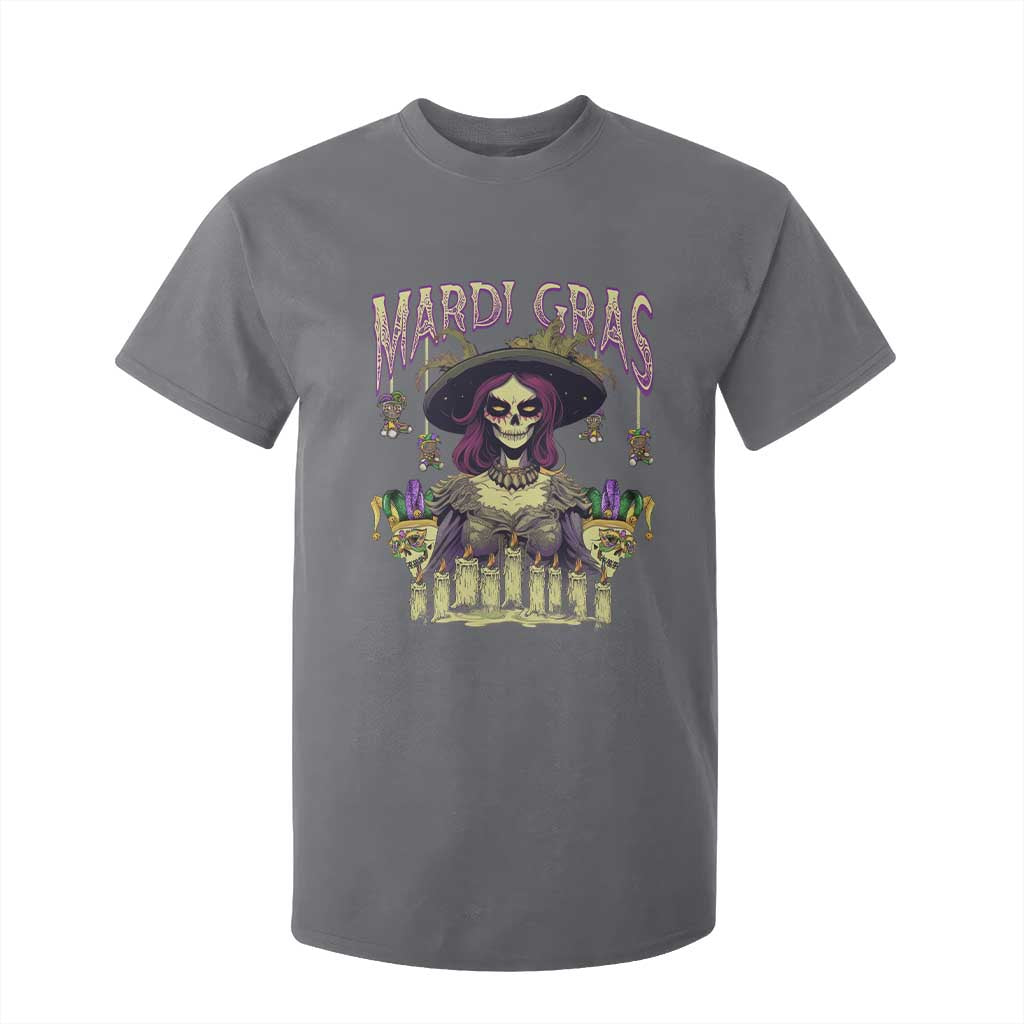 Mardi Gras T Shirt For Kid Voodoo Queen Creepy Doll TS09 Charcoal Print Your Wear