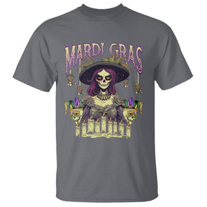 Mardi Gras T Shirt Voodoo Queen Creepy Doll TS09 Charcoal Printyourwear