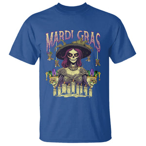 Mardi Gras T Shirt Voodoo Queen Creepy Doll TS09 Royal Blue Printyourwear