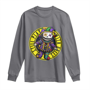 I Still Play With Doll Voodoo Mardi Gras Long Sleeve Shirt TS09 Charcoal Print Your Wear