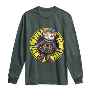 I Still Play With Doll Voodoo Mardi Gras Long Sleeve Shirt TS09 Dark Forest Green Print Your Wear