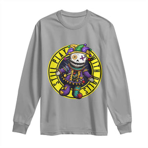 I Still Play With Doll Voodoo Mardi Gras Long Sleeve Shirt TS09 Sport Gray Print Your Wear